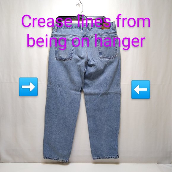 Members Mark Jeans Men's Heavy Denim Tag 36x30 Actual Size 36x28 100% Cotton - Picture 3 of 6